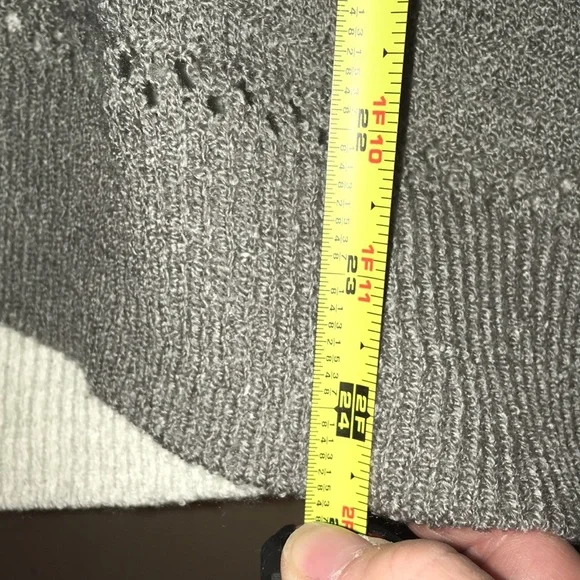 Blencot Lightweight Hooded Sweater Medium White Gray Orange EUC - Picture 2 of 5